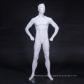 Athletic display lifelike matt fiberglass full body size realistic sportswear muscle male mannequin